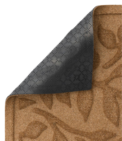 L.L.Bean Heavyweight Recycled Waterhog Doormat, Woodland Leaf Olive