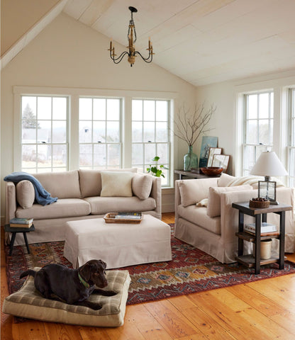 L.L.Bean Double Border Wool Hooked Rug, Sienna Multi Sienna Multi