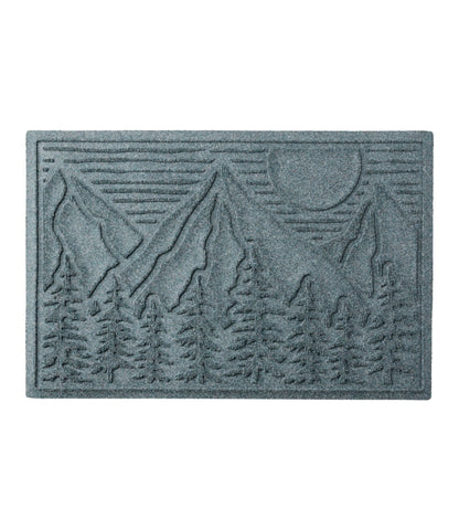 L.L.Bean Everyspace Recycled Waterhog Doormat, Treeline Bluestone