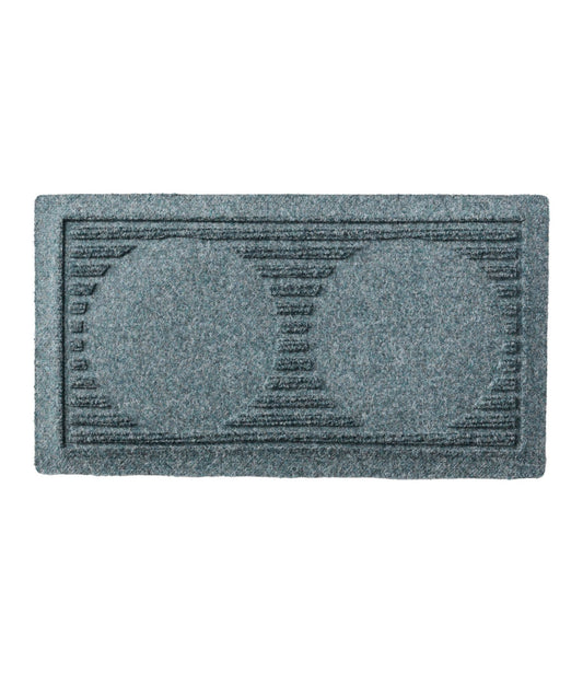 L.L.Bean Recycled Waterhog Dog Mat, Placemat, Rectangular Bluestone