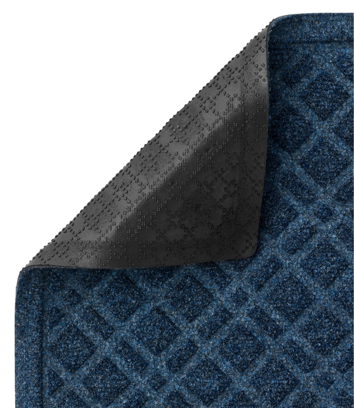 L.L.Bean Heavyweight Recycled Waterhog Doormat, Plaid Greige
