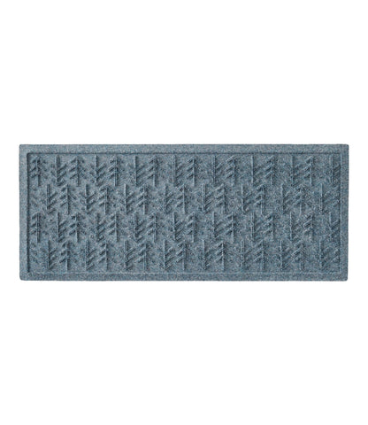 L.L.Bean Everyspace Recycled Waterhog Boot Mat, Trees Bluestone