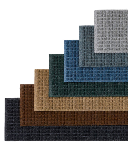 L.L.Bean Everyspace Recycled Waterhog Mat, Stair Treads, Set of Four Navy