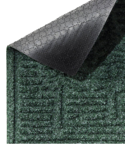 L.L.Bean Everyspace Recycled Waterhog Wide Doormat, Pine Trees Bluestone