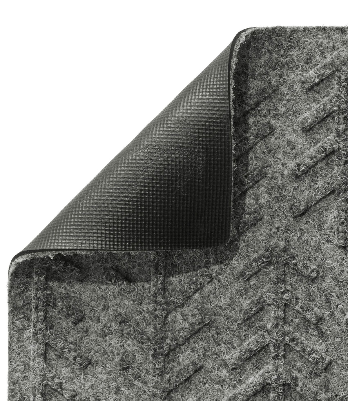 L.L.Bean Everyspace Recycled Waterhog Mat, Stair Treads, Set of Four, Trees Medium Gray