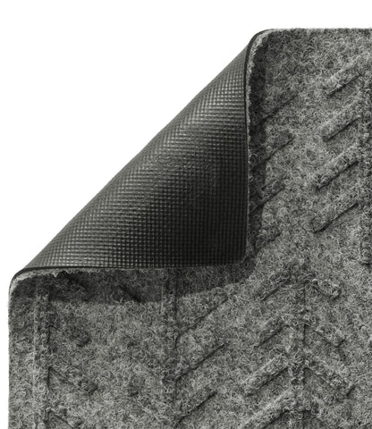L.L.Bean Everyspace Recycled Waterhog Mat, Stair Treads, Set of Four, Trees Medium Gray