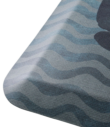 L.L.Bean Happy Feet Comfort Mat, Whale Multi