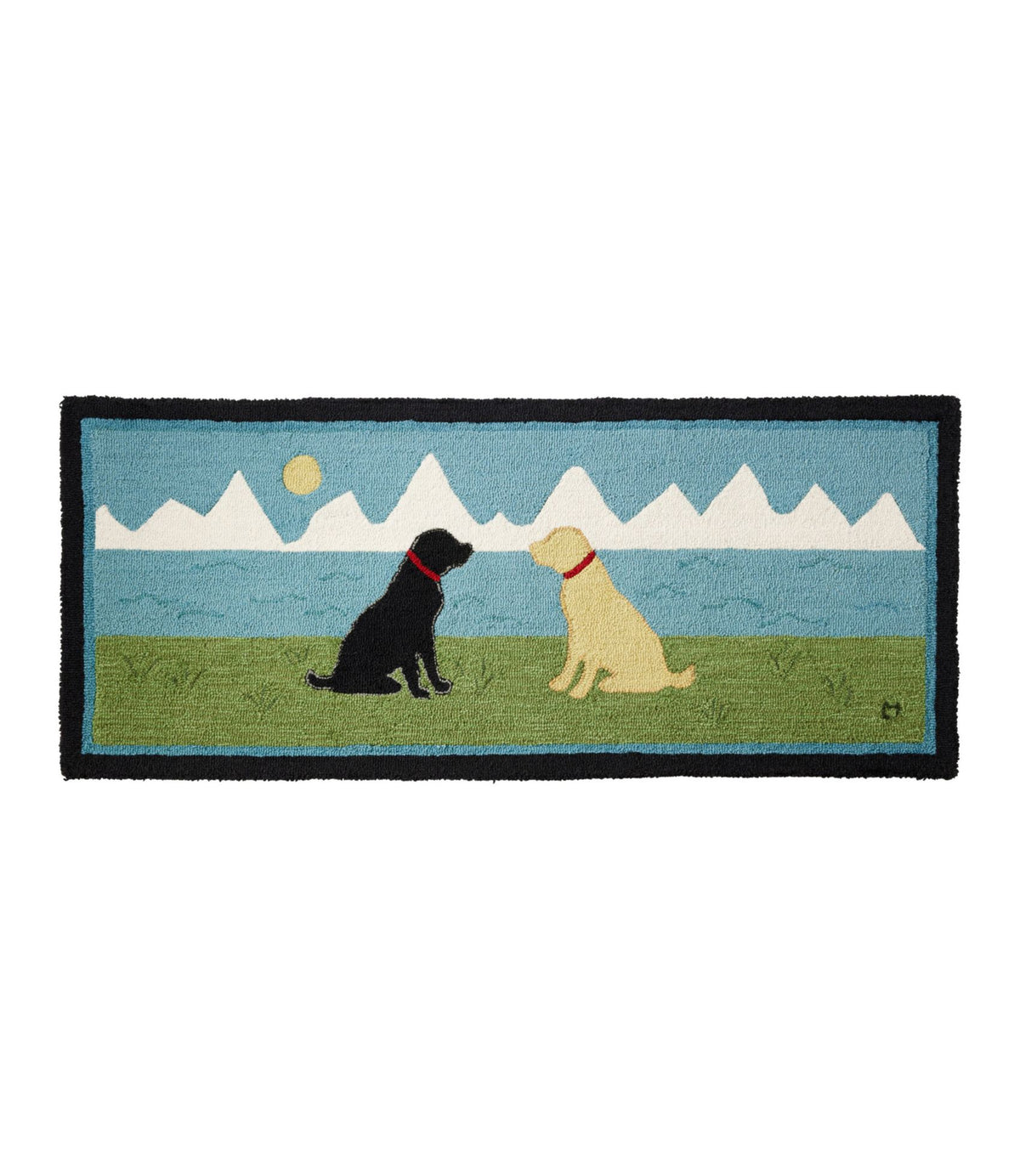 L.L.Bean Wool Hooked Novelty Runner, Lakeside Labs