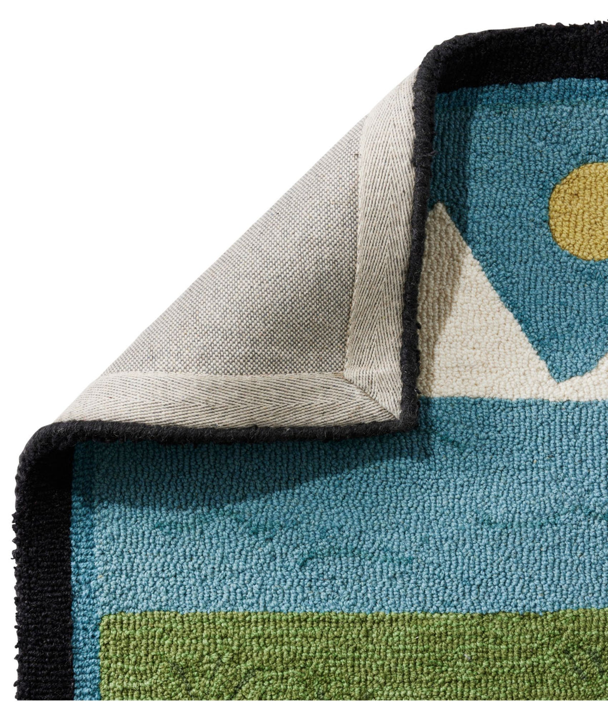 L.L.Bean Wool Hooked Novelty Runner, Lakeside Labs
