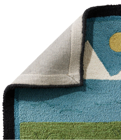 L.L.Bean Wool Hooked Novelty Runner, Lakeside Labs