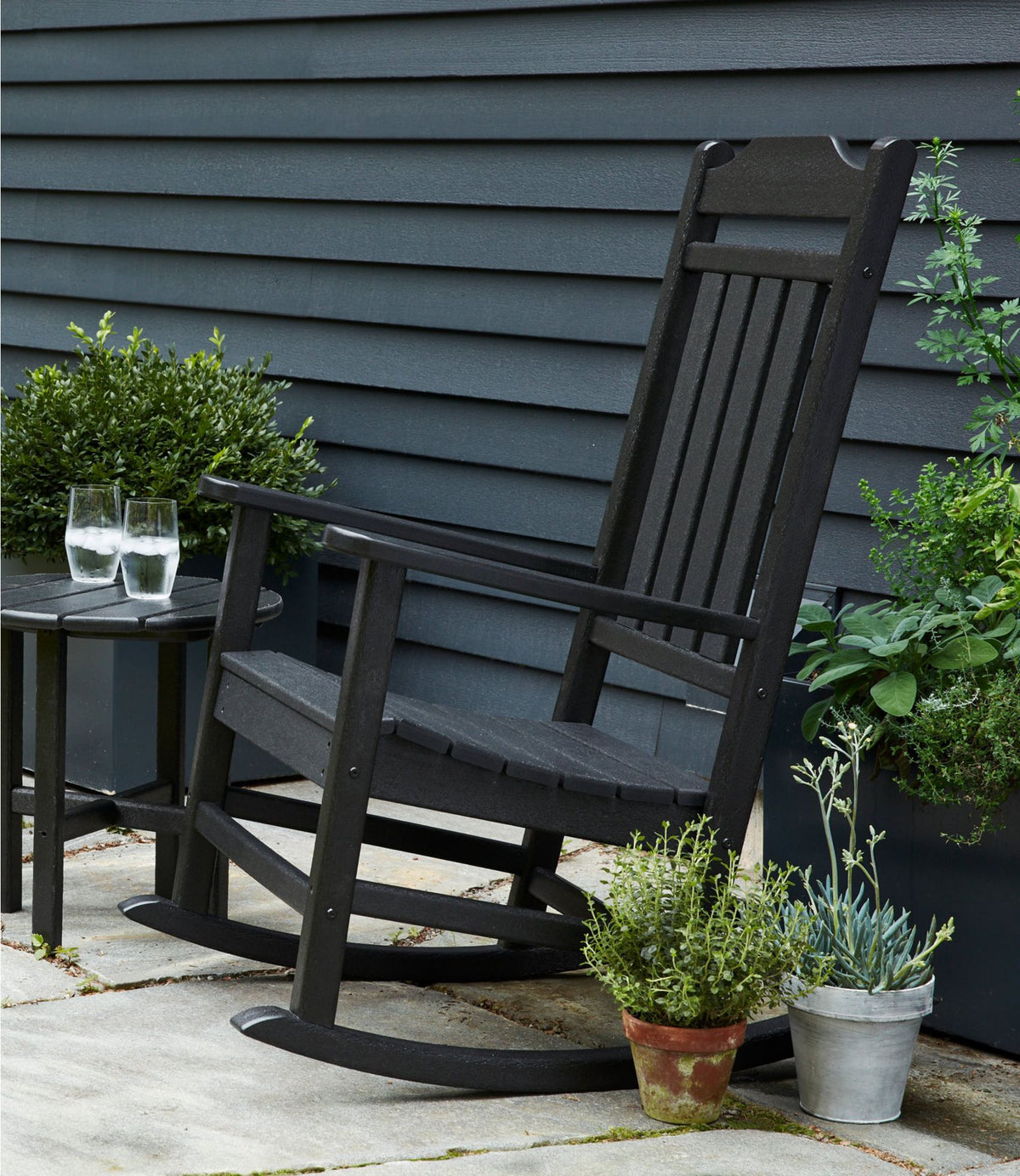 L.L.Bean All-Weather Porch Rocker Green
