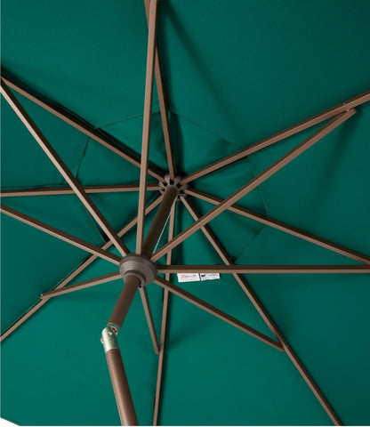 L.L.Bean Weather-Resistant 9' Market Umbrella, Push Button Boulder