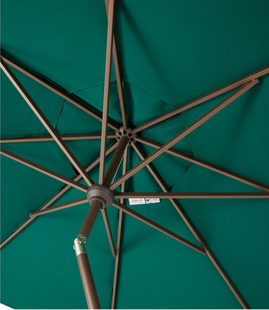 L.L.Bean Weather-Resistant 9' Market Umbrella, Push Button Boulder