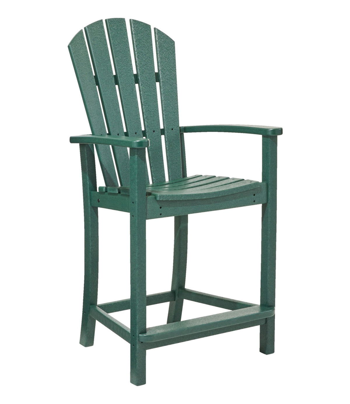 L.L.Bean All-Weather Counter-Height Chair, Shellback Green