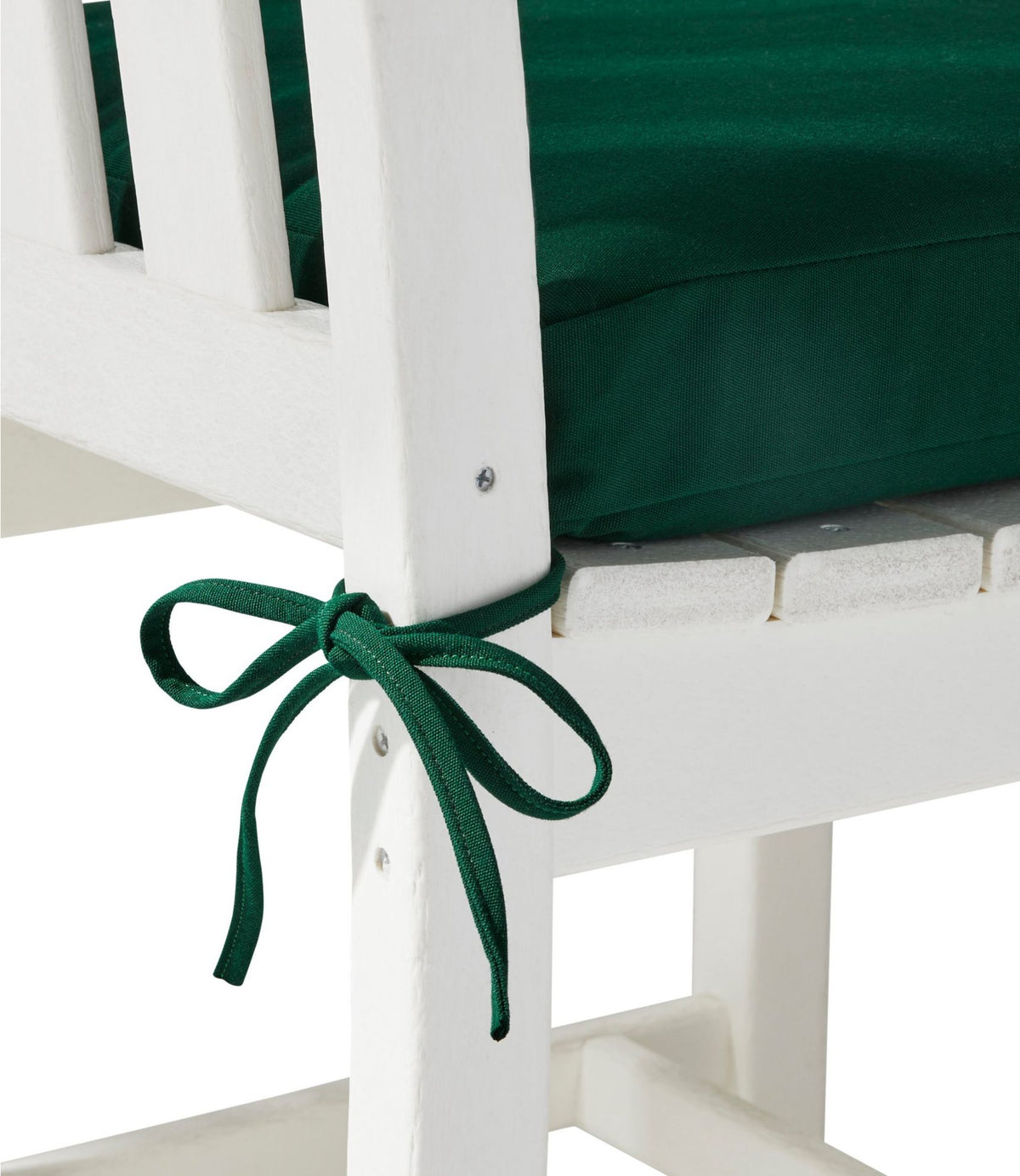 L.L.Bean Casco Bay All-Weather Folding/Armless Chair Cushion Green