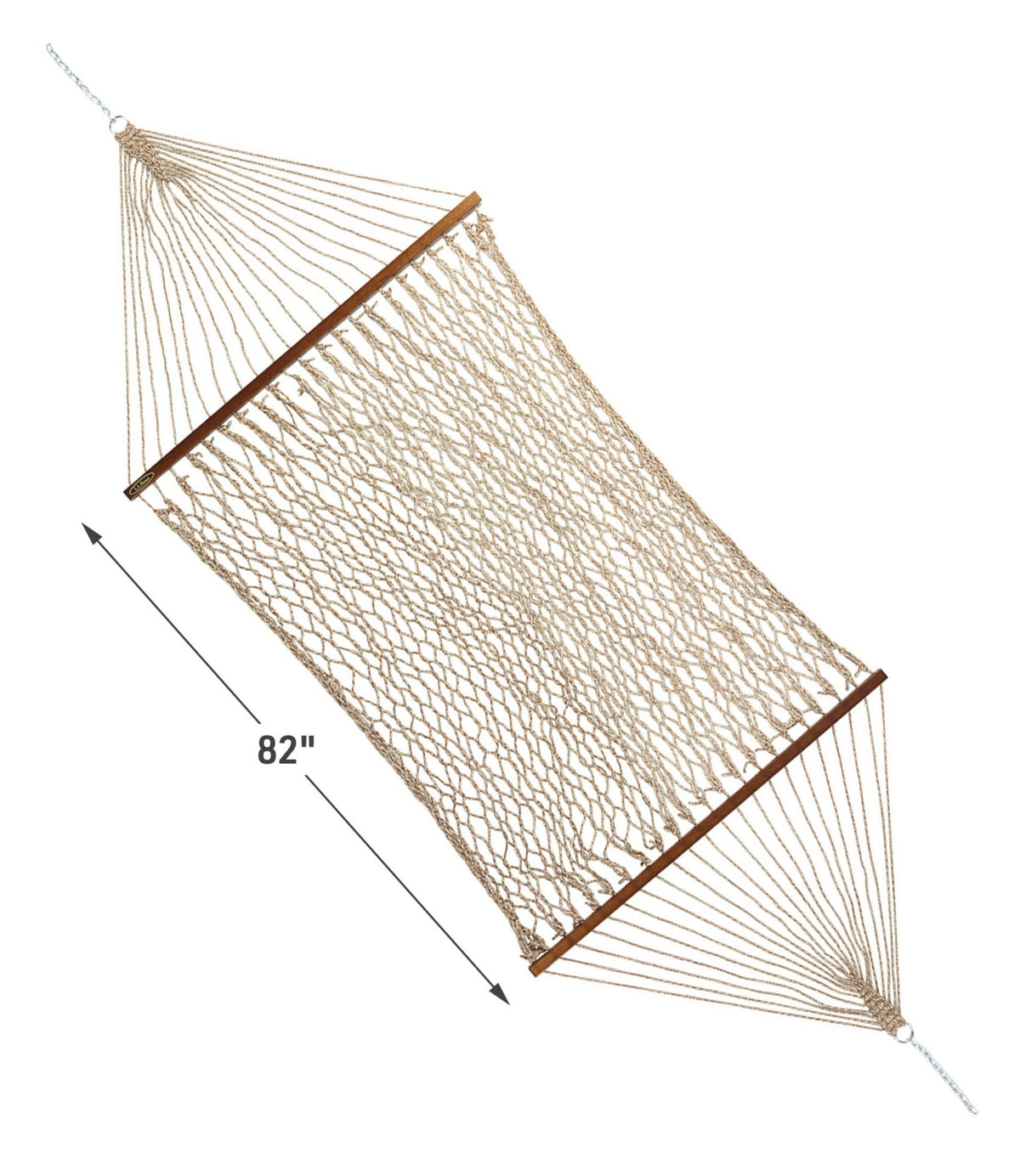 L.L.Bean Backyard Duracord 55" Hammock, Marled Brown