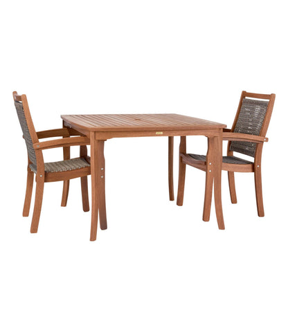 L.L.Bean Wicker Eucalyptus Dining Chair Natural