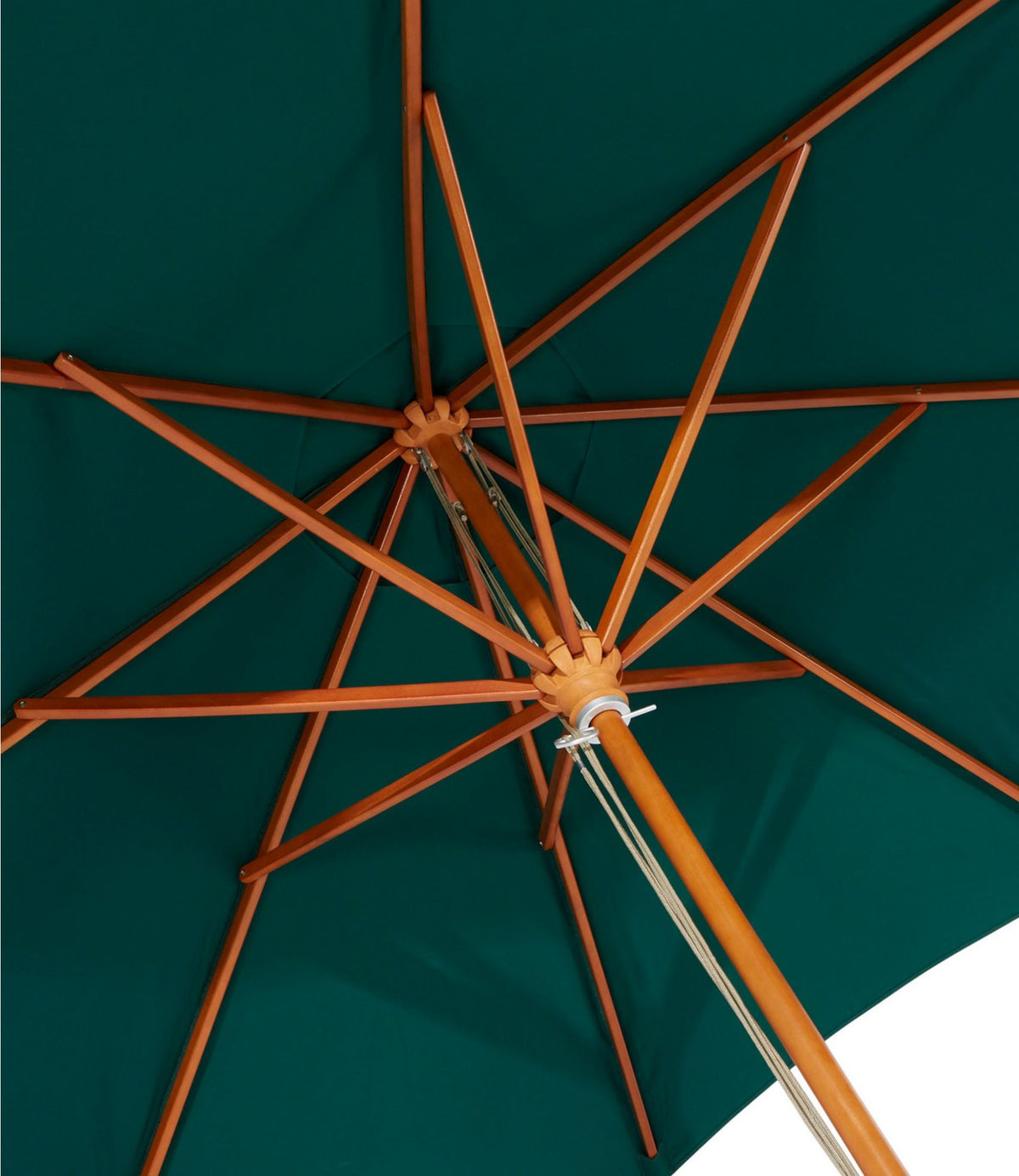 L.L.Bean Sunbrella Market Umbrella, Wood Gray