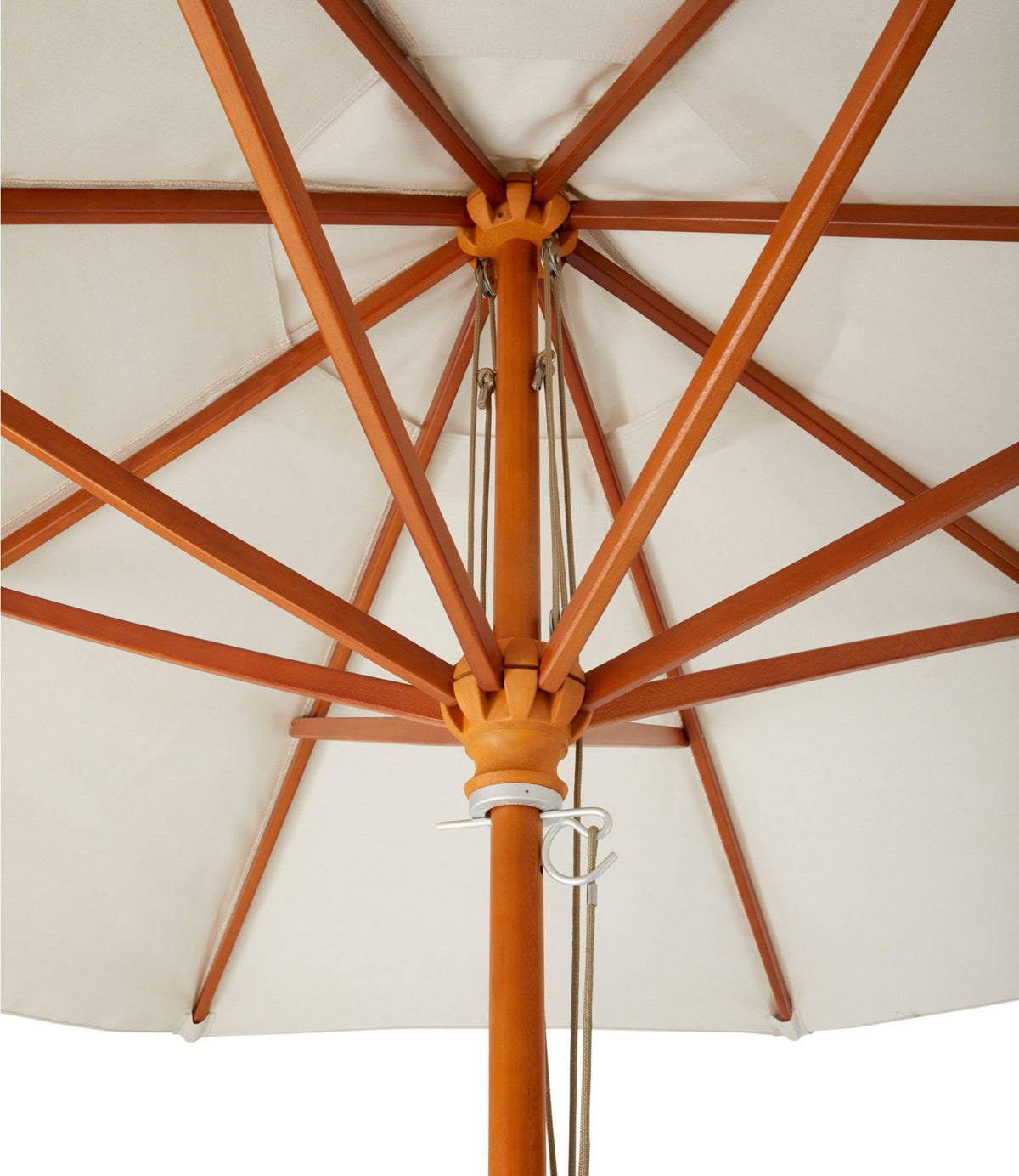 L.L.Bean Sunbrella Market Umbrella, Wood Gray