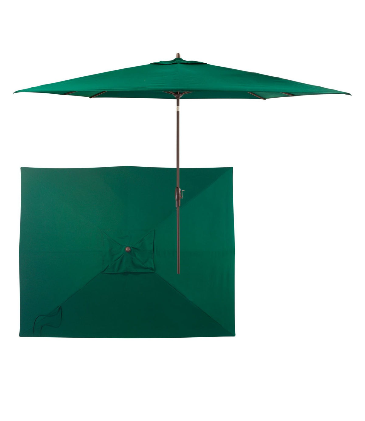 L.L.Bean Sunbrella 8' x10' Market Umbrella Hunter Green