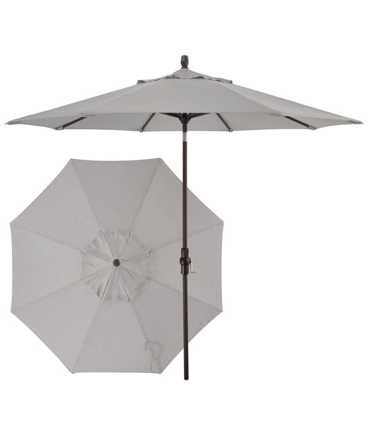 L.L.Bean Sunbrella Market Umbrella, Aluminum Gray