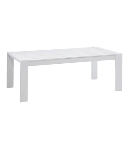 L.L.Bean White Aluminum Deep Seating Coffee Table White