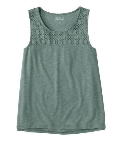 L.L.Bean Women's Camden Hills Tee, Tank Top Seaboard Blue