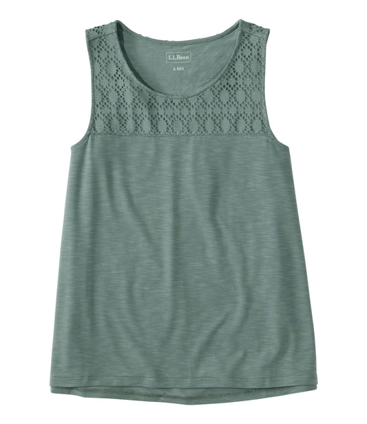 L.L.Bean Women's Camden Hills Tee, Tank Top Seaboard Blue