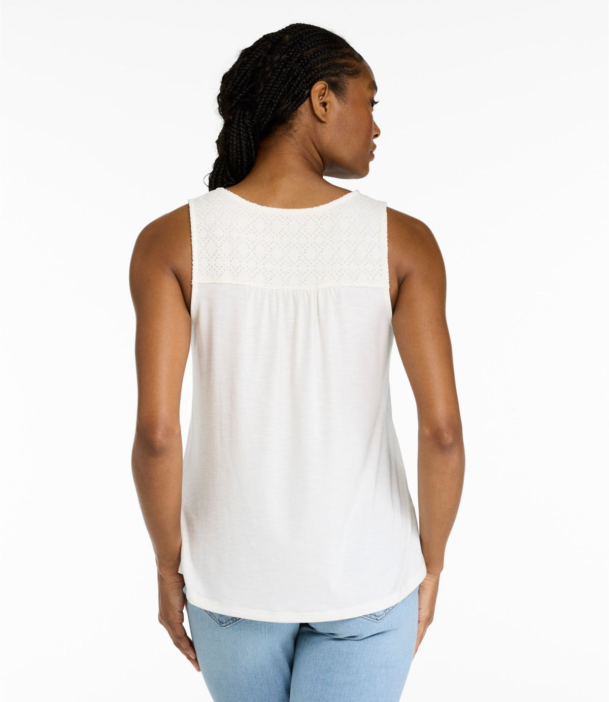 L.L.Bean Women's Camden Hills Tee, Tank Top Seaboard Blue