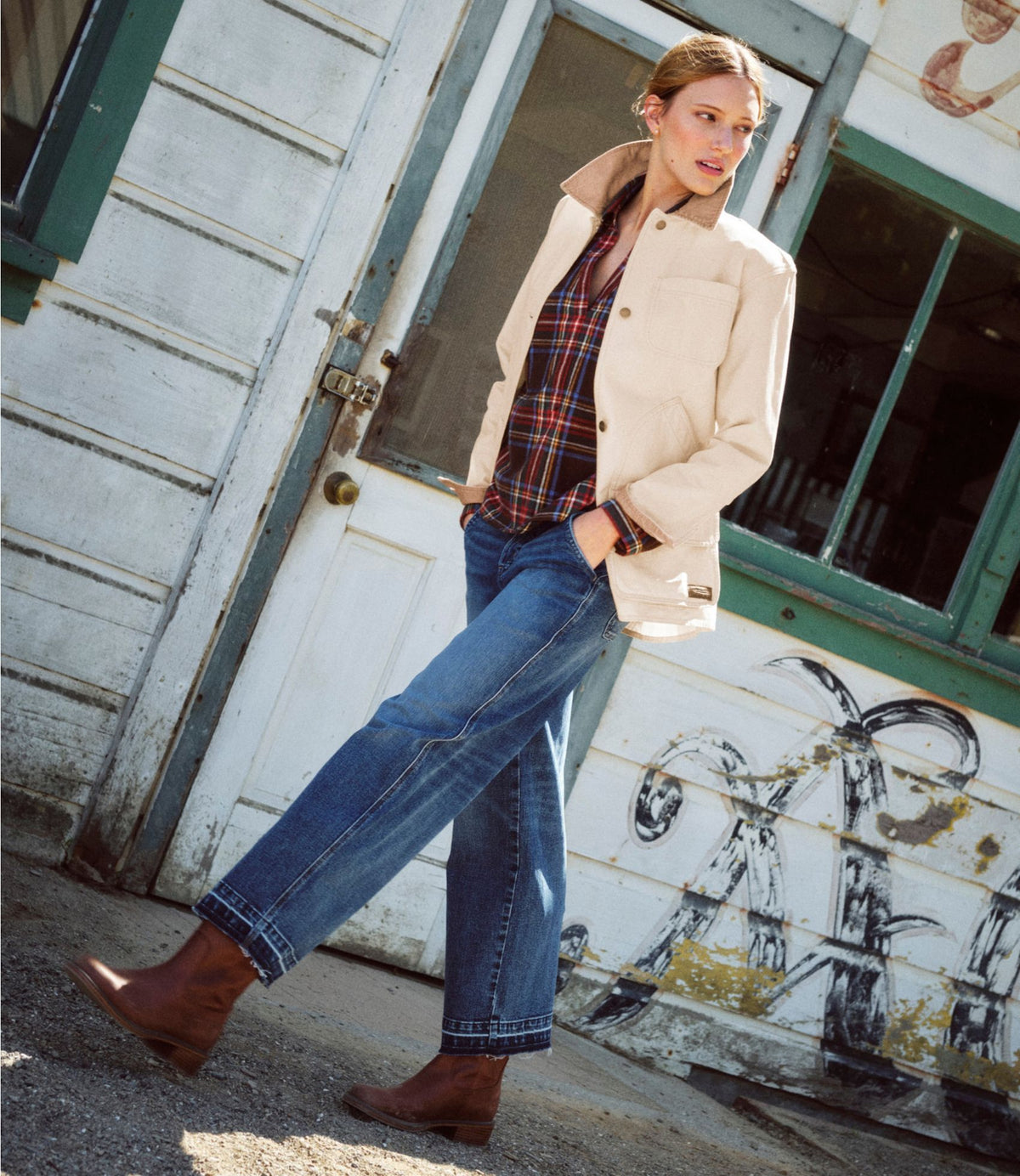 L.L.Bean Women's 207 Vintage Jeans, High-Rise Wide-Leg Faded Indigo