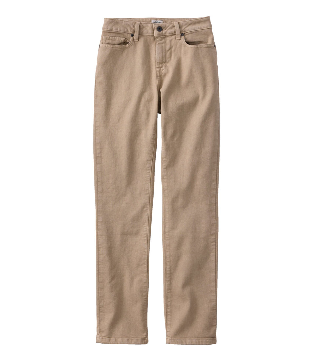 L.L.Bean Women's True Shape Jeans, High-Rise Straight-Leg Colors Coastal Dune