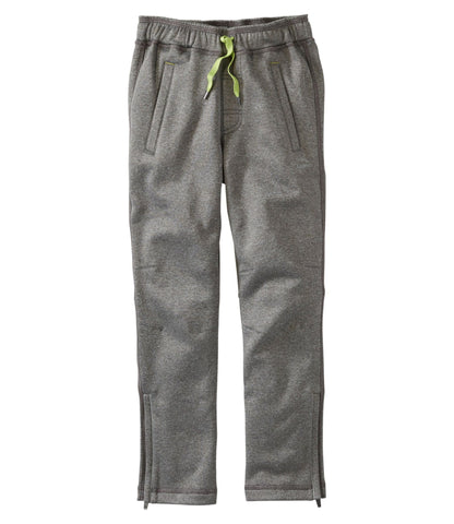 L.L.Bean Kids' Mountain Fleece Pants Gray Heather
