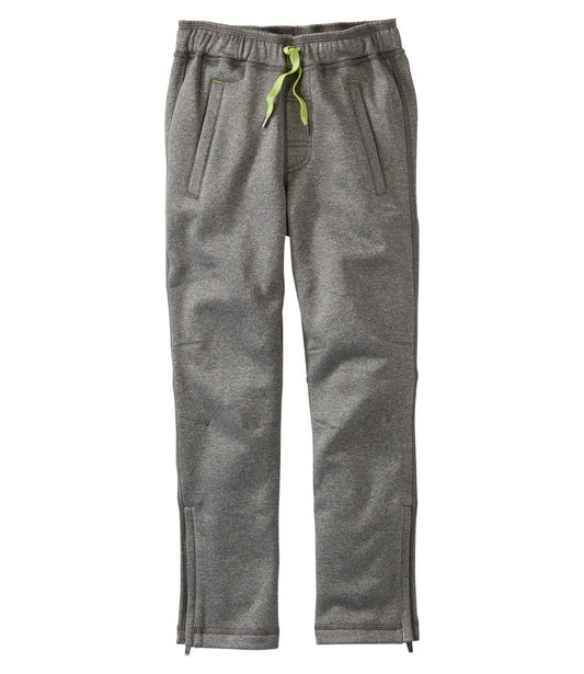 L.L.Bean Kids' Mountain Fleece Pants Gray Heather
