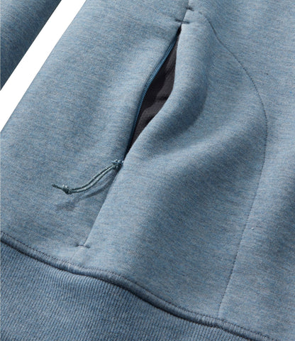 L.L.Bean Men's Multisport Crewneck Sweatshirt Muted Blue Heather