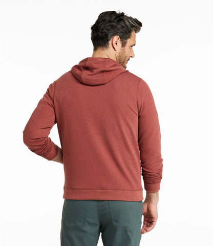 L.L.Bean Men's Mountainside Micro Waffle Hoodie Carbon Navy