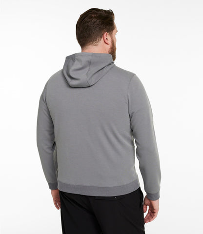 L.L.Bean Men's Mountainside Micro Waffle Hoodie Carbon Navy
