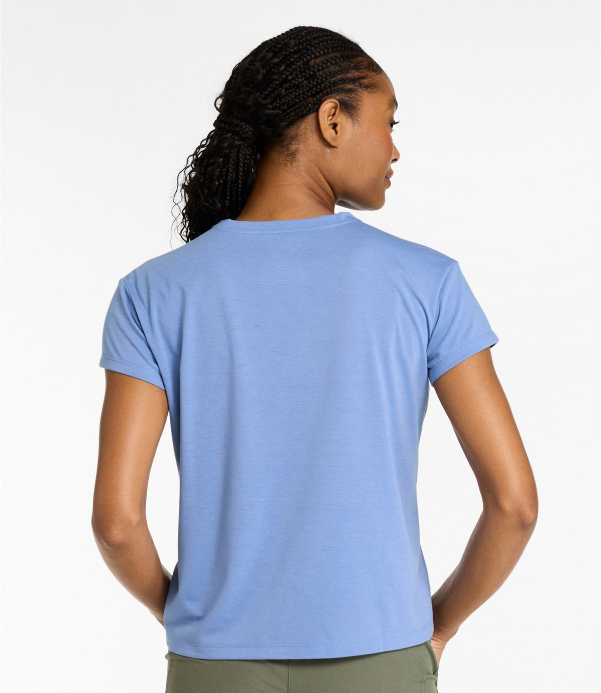 L.L.Bean Women's Mountainside Crewneck Tee, Short-Sleeve Graphic