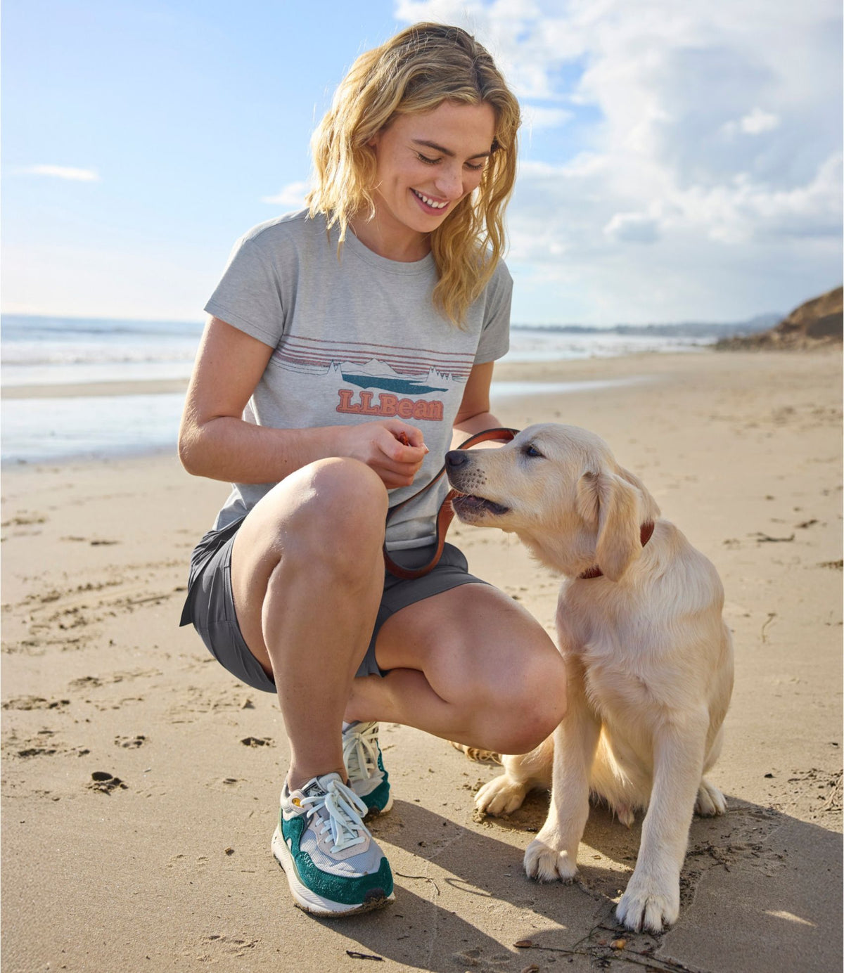 L.L.Bean Women's Mountainside Crewneck Tee, Short-Sleeve Graphic