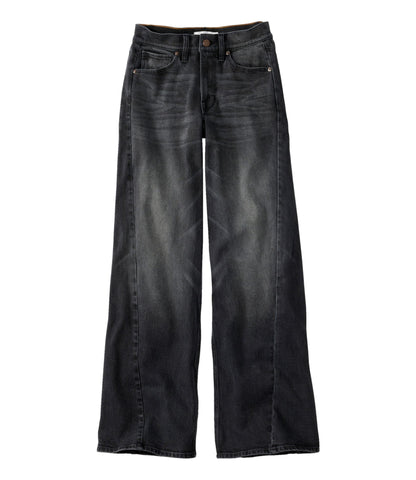 L.L.Bean Women's Signature 1912 Premium Jeans, High-Rise Relaxed Wide-Leg