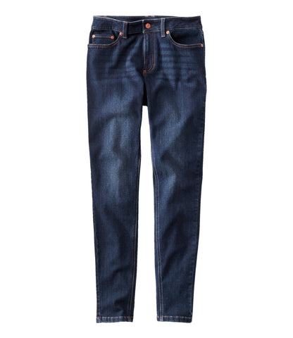 L.L.Bean Women's BeanFlex® Jeans, Mid-Rise Skinny-Leg Rinsed
