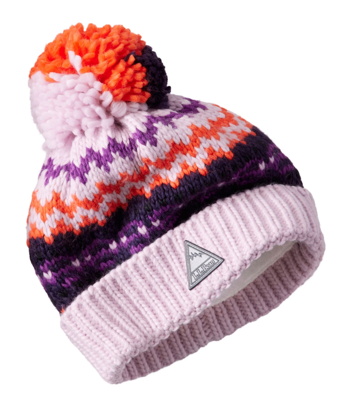 L.L.Bean Kids' L.L.Bean Chunky Yarn Hat Lavender Ice