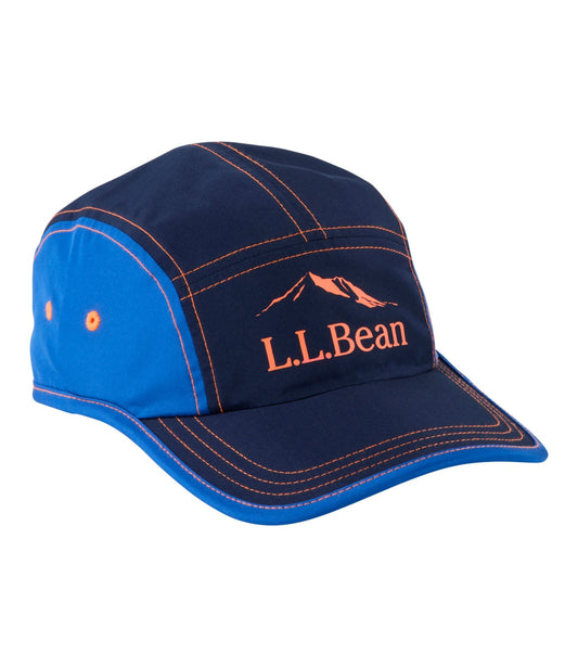 L.L.Bean Kids' Mountain Classic Five-Panel Hat Carbon Navy Colorblock