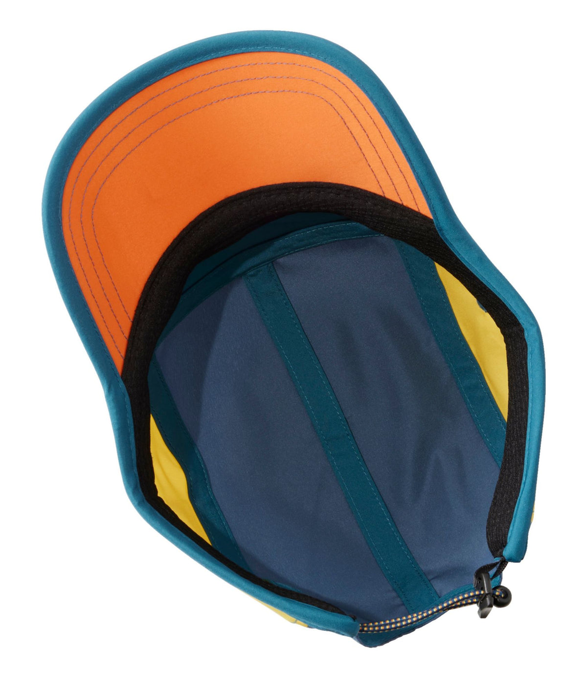 L.L.Bean Kids' Mountain Classic Five-Panel Hat Carbon Navy Colorblock