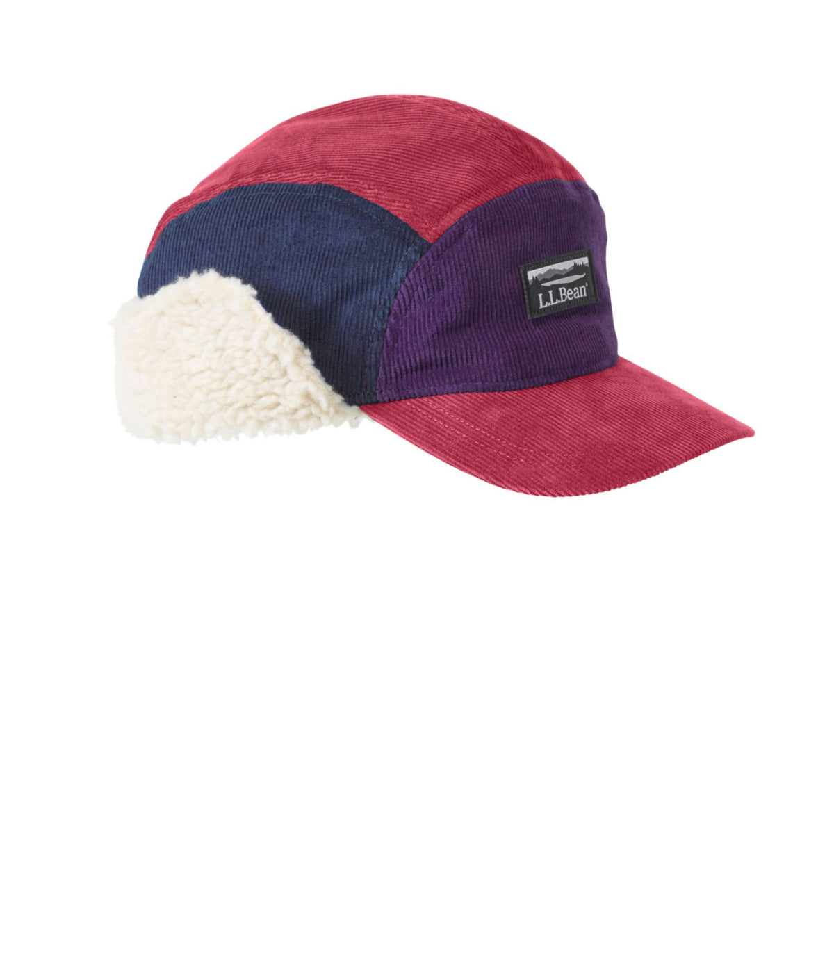 L.L.Bean Kids' L.L.Bean Corduroy Trapper Hat Plum Berry