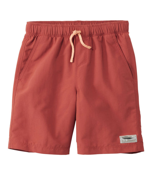 L.L.Bean Kids' Stowaway Shorts Light Mahogany