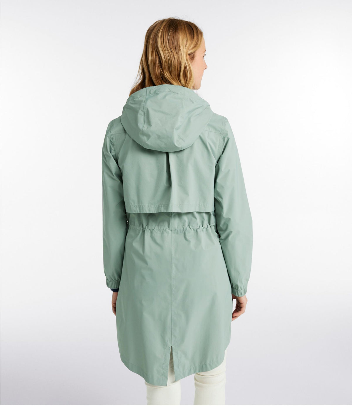 L.L.Bean Women's Wharf Street Raincoat Faded Sage