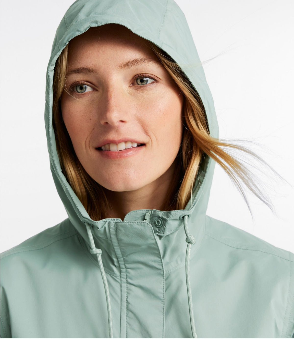 L.L.Bean Women's Wharf Street Raincoat Faded Sage