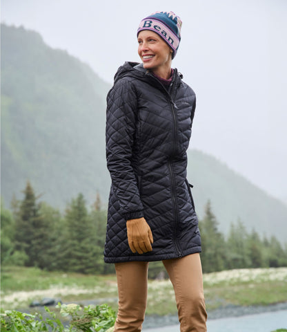 L.L.Bean Women's Fleece-Lined Primaloft Coat Antique Lilac