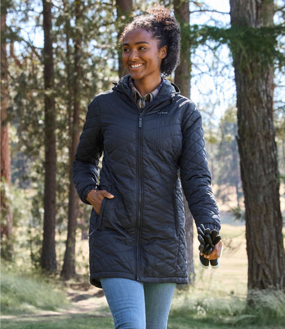 L.L.Bean Women's Fleece-Lined Primaloft Coat Antique Lilac