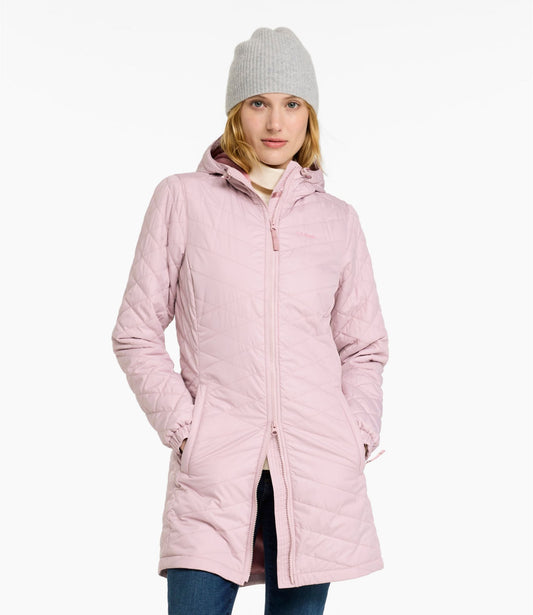 L.L.Bean Women's Fleece-Lined Primaloft Coat Antique Lilac